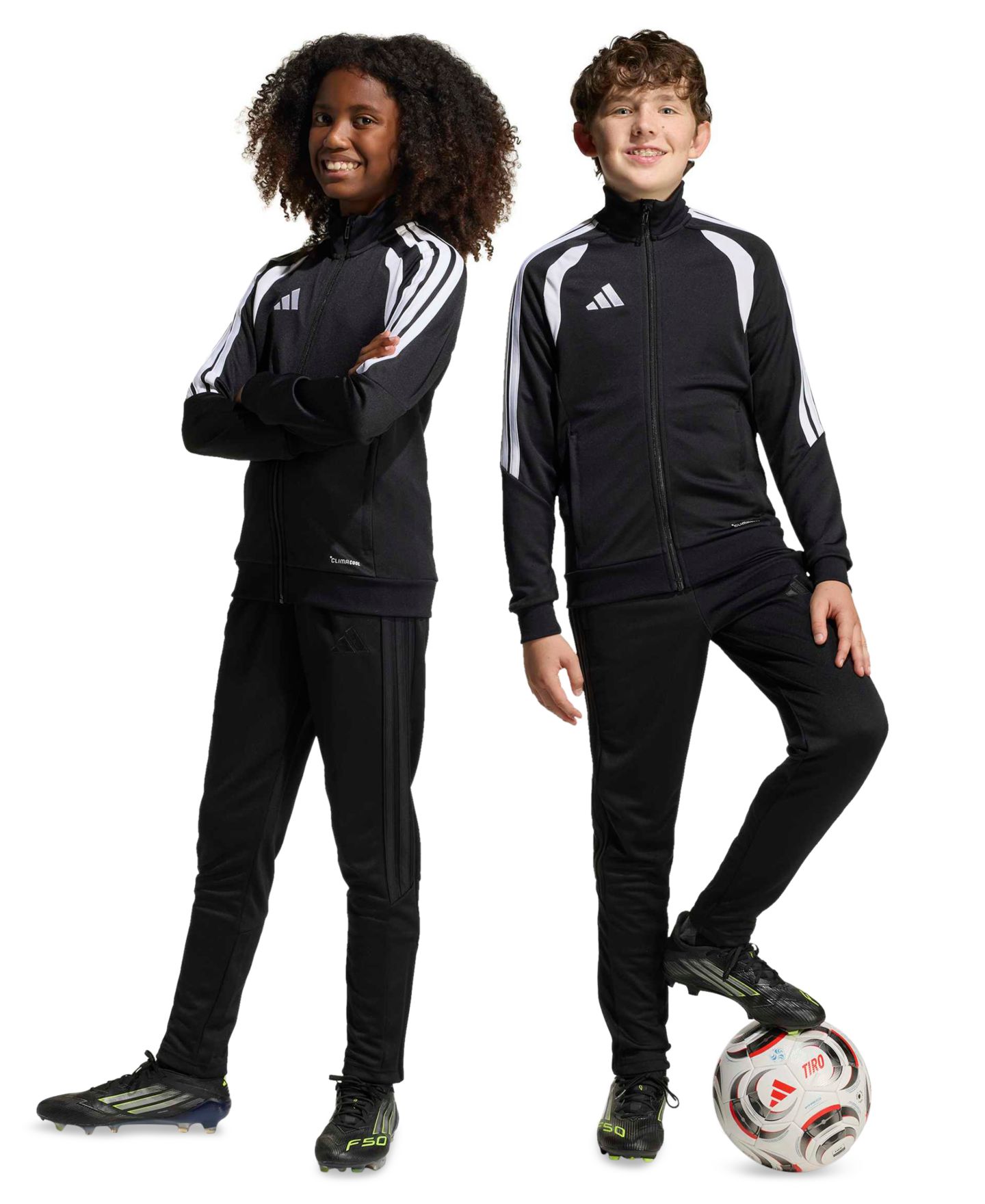 Брюки adidas Tiro 26 League Training Soccer Pants для мальчиков, цвет: Чёрный — фото 1
