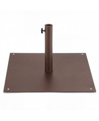 25 Inch Square Patio Umbrella Base 42 LBS Weighted