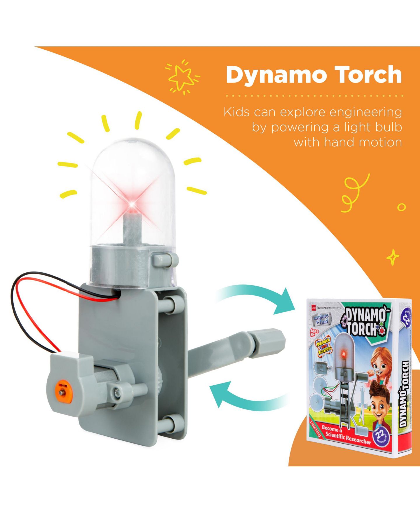 Детские игрушки Best Choice Products 4-in-1 Stem Diy Science Project Kit, Ages 8+, цвет: Разноцветный — фото 3