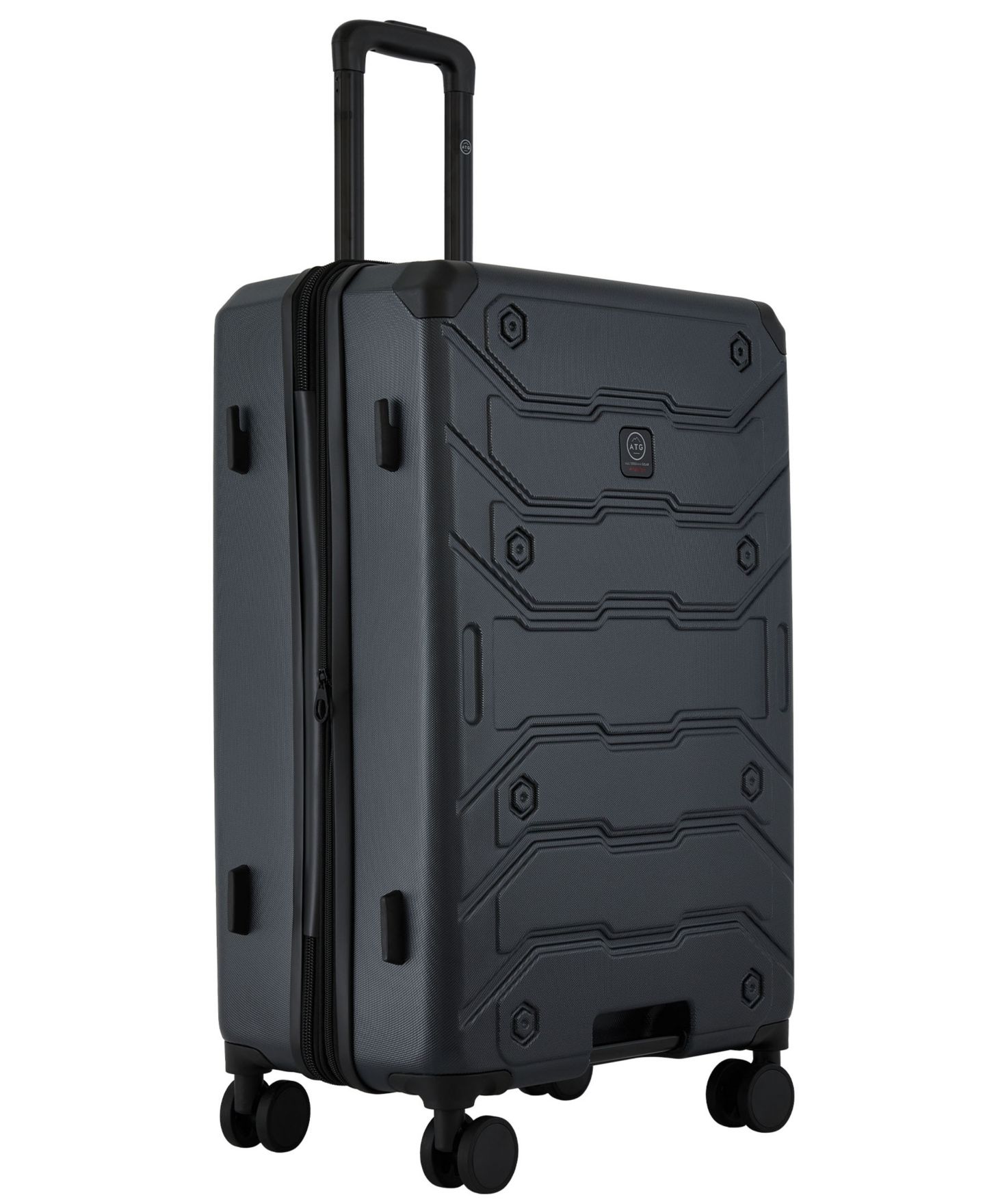 Чемоданы Wrangler Trailway 4-Piece Hardside Luggage Set, цвет: Чёрный — фото 5