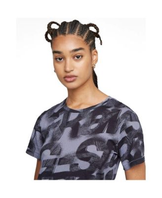 Women's Sprayed Letters Top