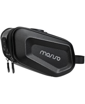 Waterproof Bike Seat Bag 2L Hard Shell Bicycle Saddle Bag Under Seat Storage Pouch with Quick Release for Road Mountain Cycling