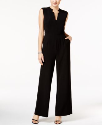 Tahari split leg jumpsuit deals