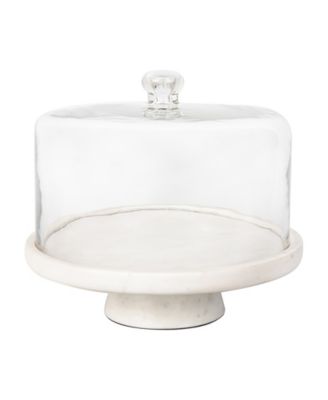 Marble Footed 11.9" Cake Stand