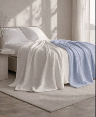 Subway Tile Cotton Matelasse Blanket