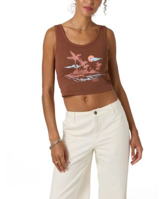 Women's Cotton Motu Scoop Neck Tank Top