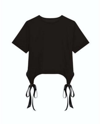 Women's Diana Satin Bow Shirt - White