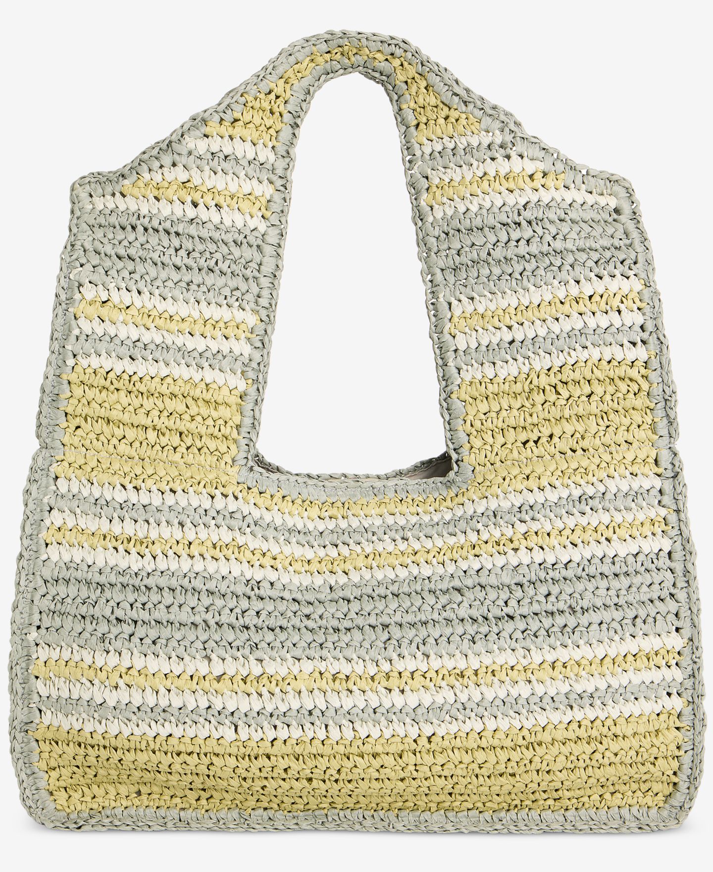 Женская сумка Style & Co Marled Cut Out Straw Tote, цвет: Теневой зелёный — фото 4
