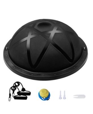 Half Balance Ball Trainer 660 lbs with Bands for Home Gym