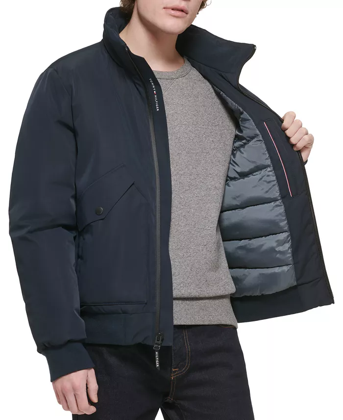 Men's Flex Performance Zip-Front Bomber Jacket - thumbnail 10
