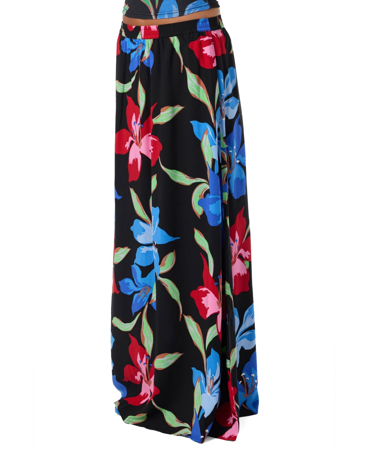 Женская юбка O'Neill Lindon Floral Pull-On, цвет: Чёрный — фото 3