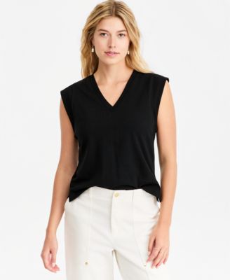Women's V-Neck Jersey Top