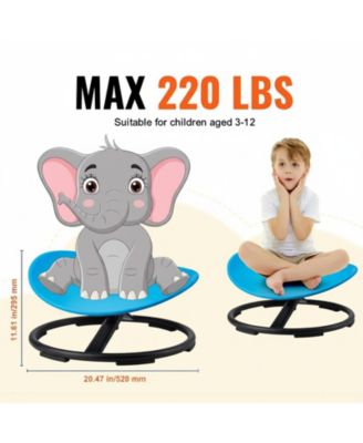 Kids Sensory Spinning Swivel Chair with Non-Slip Base