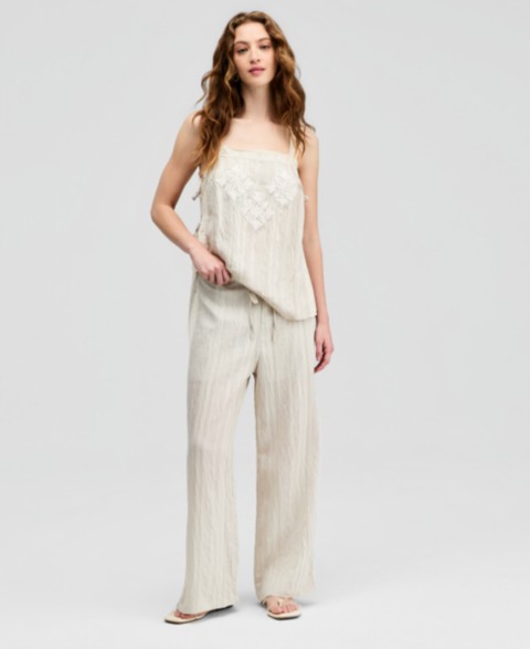 Женские And Now This Women's Wide-Leg Drawstring Pants