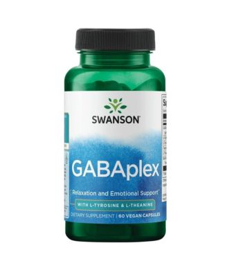 Amino Acid Gabaplex With LTyrosine and LTheanine 60 Veg Capsules