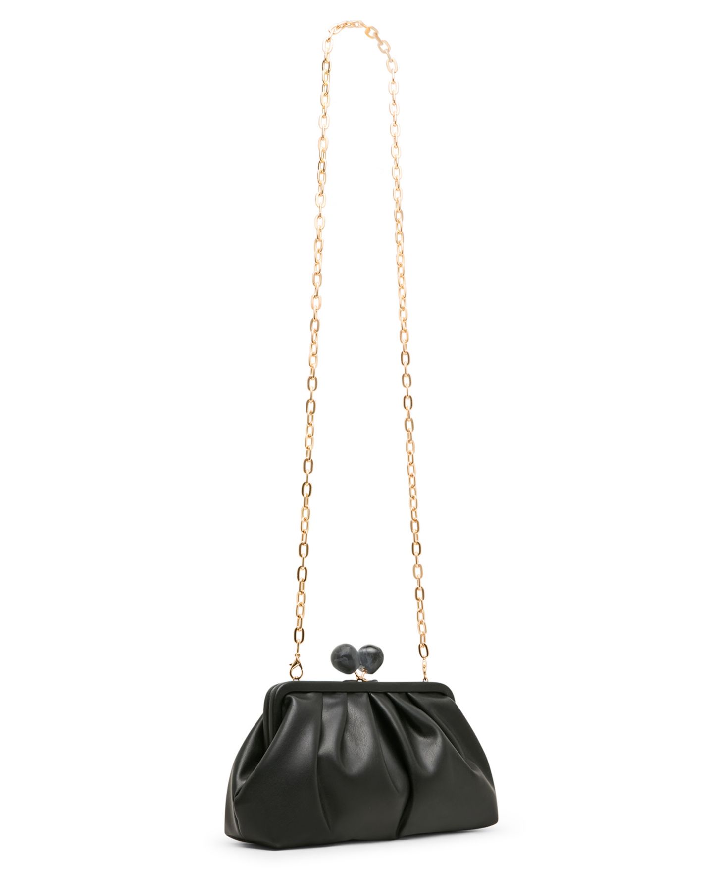 Женский клатч Steve Madden Bmarisol Small Kisslock Clutch Handbag, цвет: Чёрный — фото 3