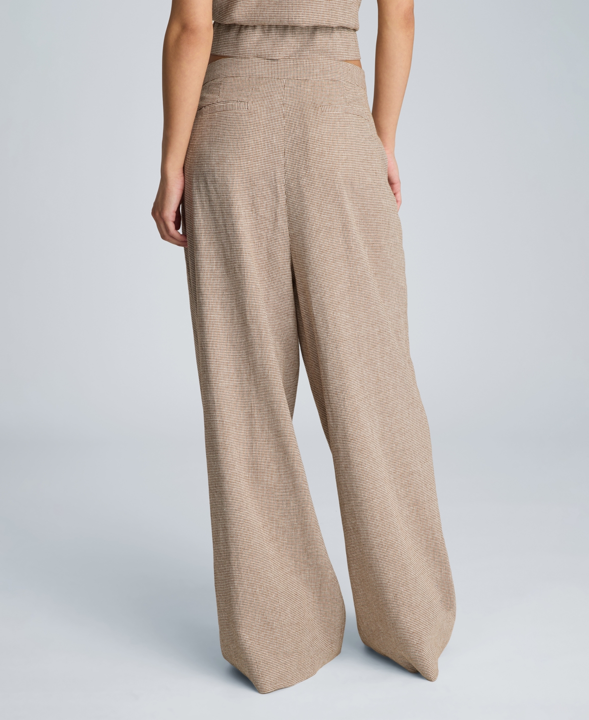 Kenneth Cole Women's High-Rise Triple Pleated Pants