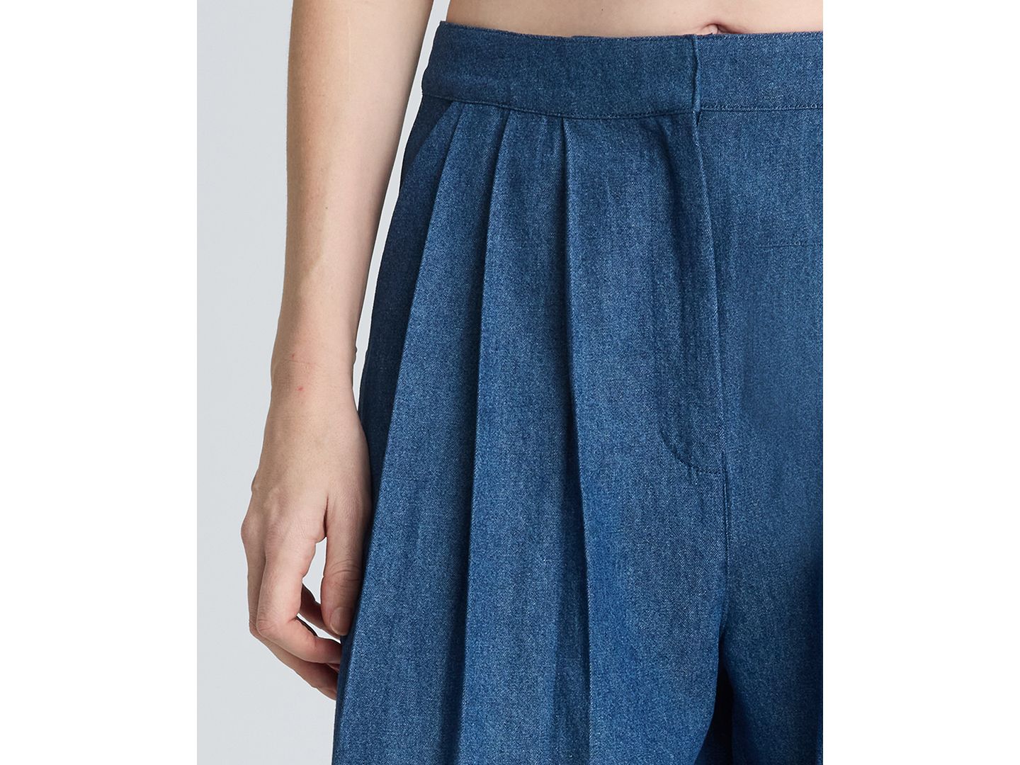Женские брюки Kenneth Cole High-Rise Triple Pleated Wide-Leg, цвет: Варёный — фото 6