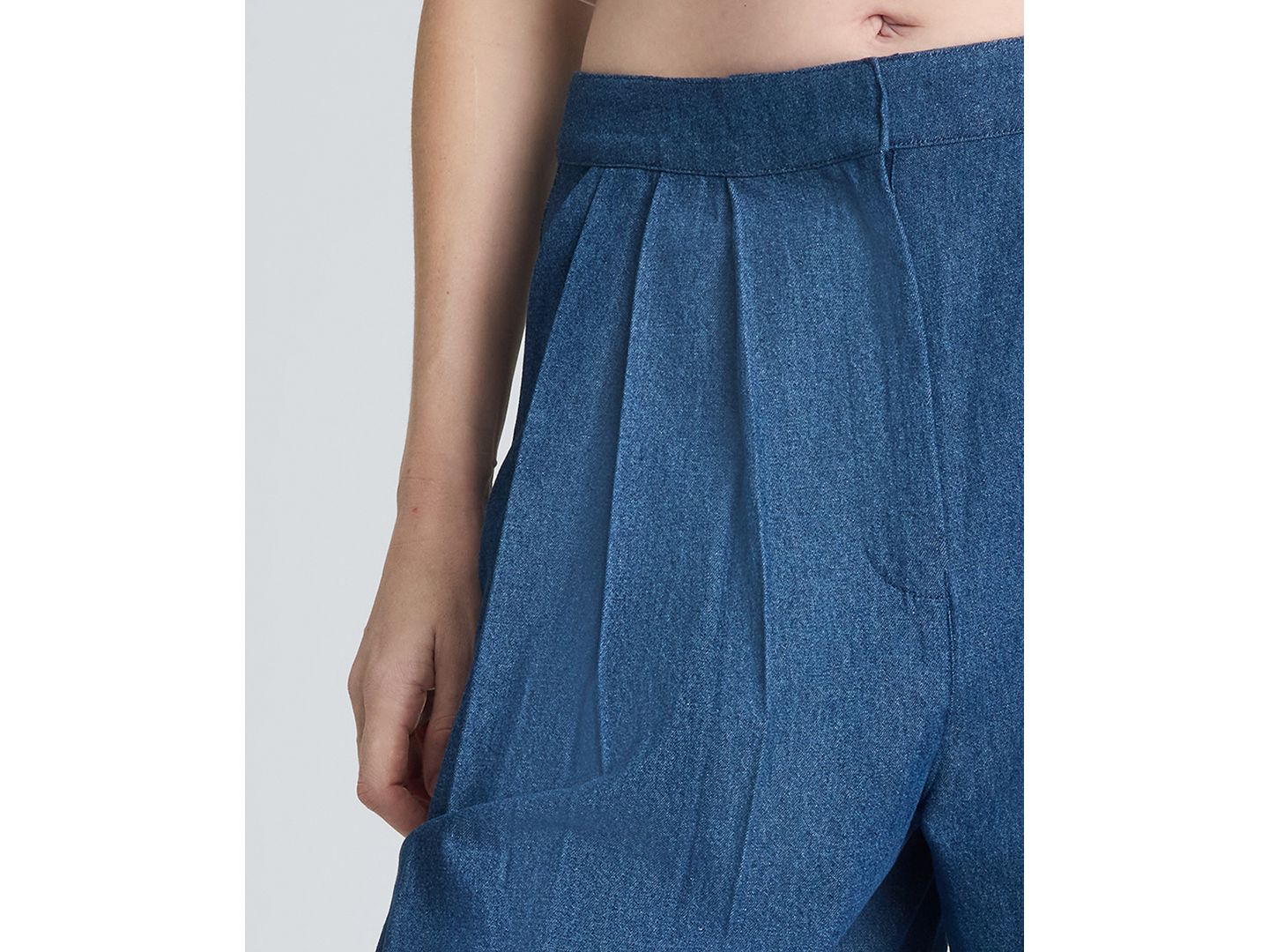 Женские брюки Kenneth Cole High-Rise Triple Pleated Wide-Leg, цвет: Варёный — фото 8