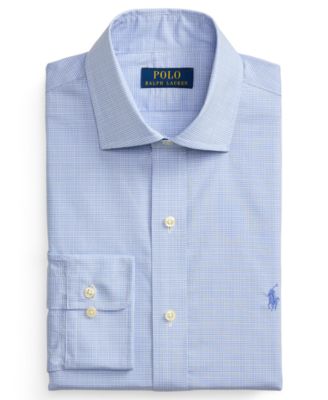 Men's Regent Classic Fit Checked Poplin Dress Shirt