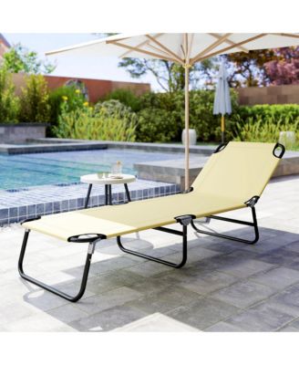 Foldable Reclining Pool and Beach Chair, Oxford,