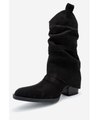 Women's Okus Buckle Block Heel Boot