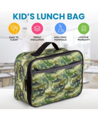 Thermal Kids Lunch Cooler Portable Lunch Box with Handle