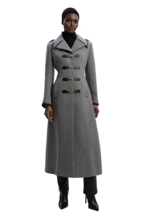 Женские куртки Karen Millen Women's Military Tailored Midi Coat