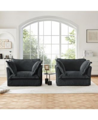 Set of 2 Slipcovered Armchairs