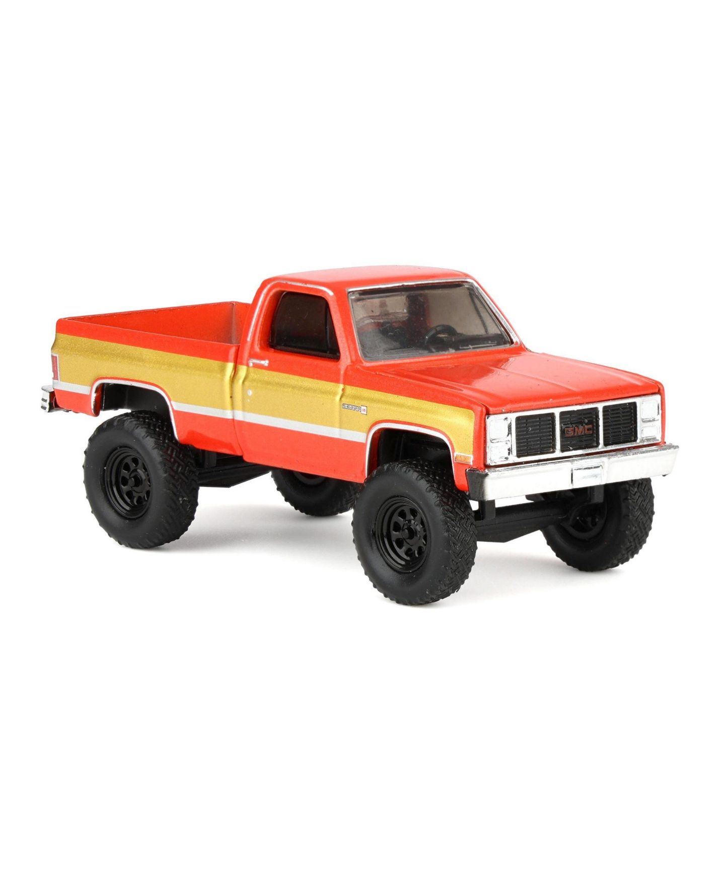 Детская игрушка Greenlight 1/64 Scale 1987 GMC K2500 High Sierra Lifted Collectible Toy Truck, цвет: Красный — фото 2