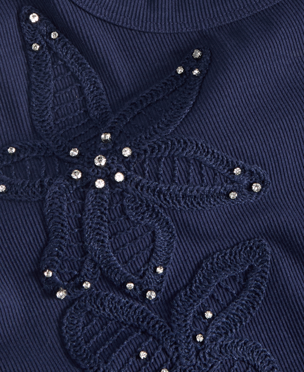 I.n.c. International Concepts Petite Crochet Embellished Top, Macy's Exclusive