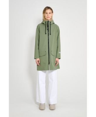 Women's Mosebacke Patch Matte Raincoat