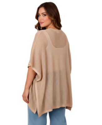 Women's Crochet Tie Front Cardigan