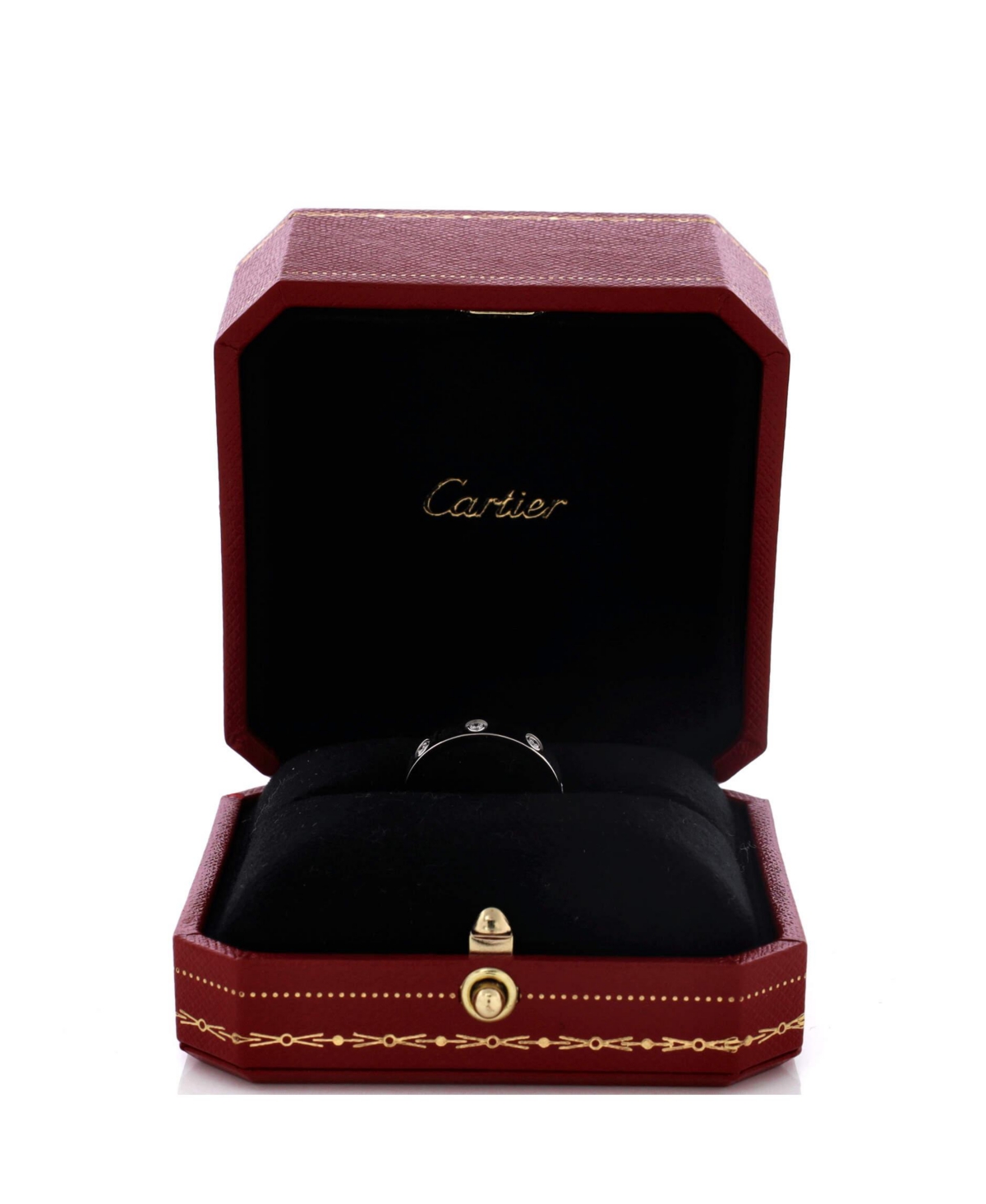 Pre-Owned Cartier Love Wedding Band 8 Diamonds Ring
