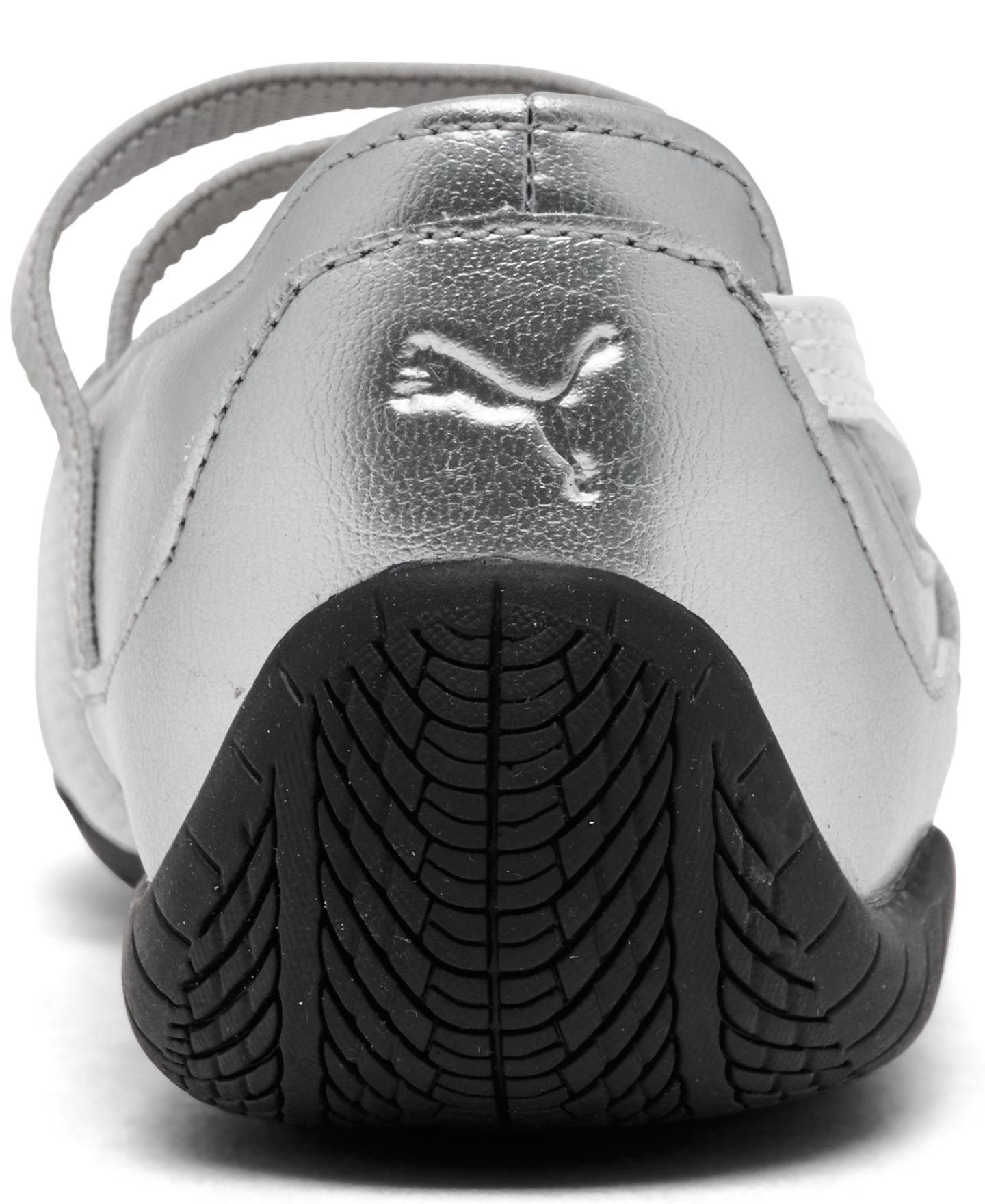 Обувь Puma Speedcat Ballet Metallic Mary Jane Casual Shoes from Finish Line для девочек, цвет: Серебряный — фото 4