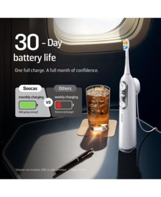 NEOS II Electric Toothbrush with Water Flosser, Sonic Electric Toothbrush for Adults, Cordless Water Flosser for Travel