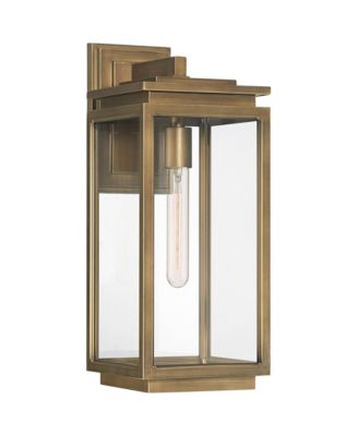 Possini Euro Atkins 18" High Die Cast Brass Outdoor Light