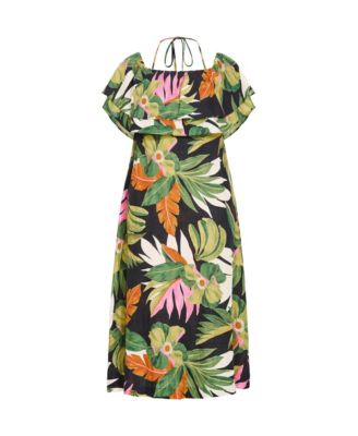 Women's Paradiso Print Maxi Dress