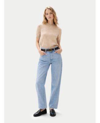 Women's Elbow-Length Sleeve Cashmere Sweater