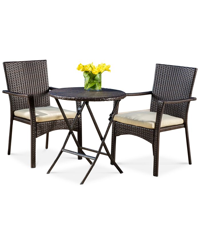 Noble House Havant 3Pc Bistro Set Macy's