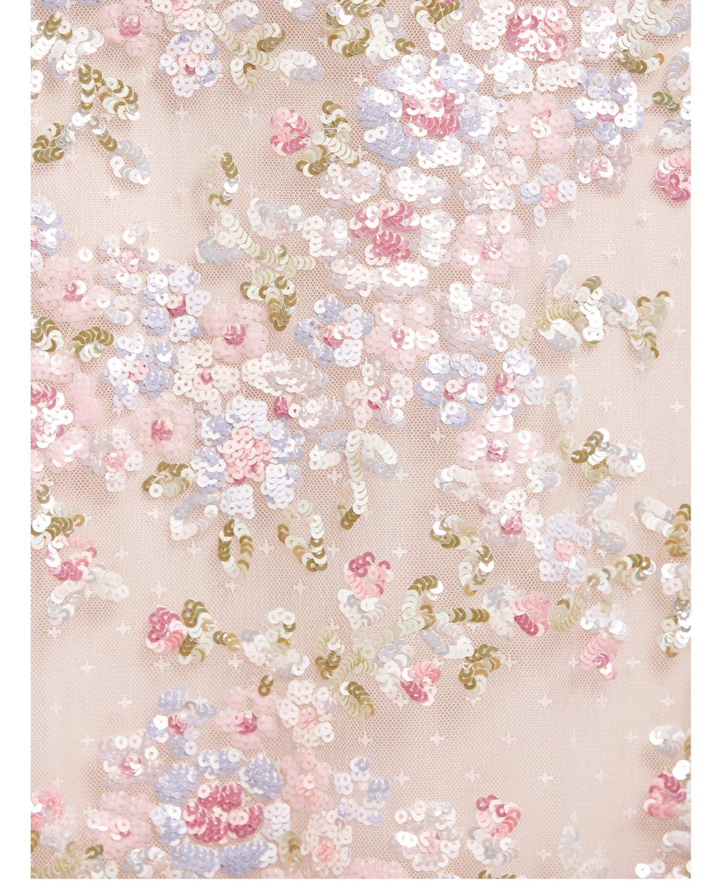 Женское платье Needle & Thread Dream Garland Puff Sleeve Ankle Gown, цвет: Кремовый / Разноцветный — фото 2