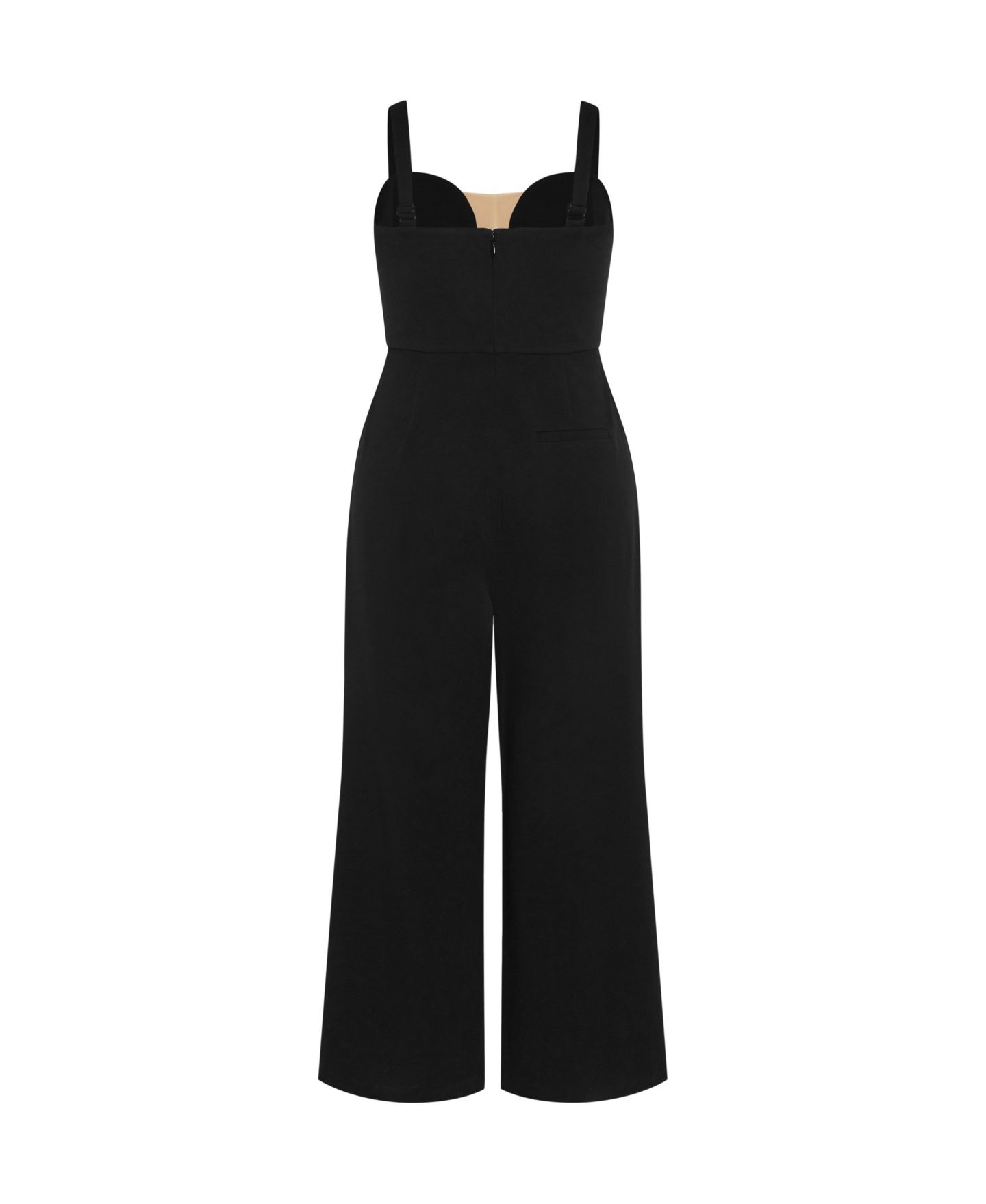 Женский комбинезон CITY CHIC Flaunt It Jumpsuit, цвет: Чёрный — фото 5