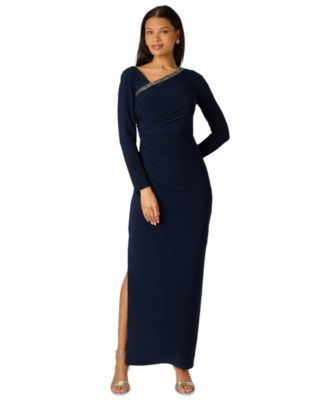 navy blue dress for baby girl I.N.C. International Concepts Women's Ruffled Cold-Shoulder Dress, Macy's  Exclusive main image 0
