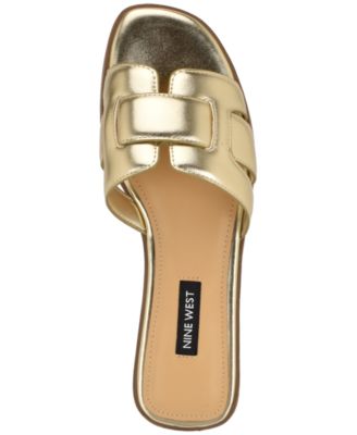 Women's Germani Woven Flat Slip-On Sandals