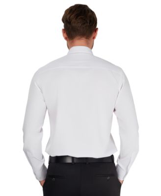 Men's Slim-Fit Performance Solid Dress Shirt