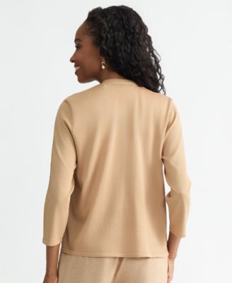 Women's Self Edge A-Line Cardigan, Regular & Petite