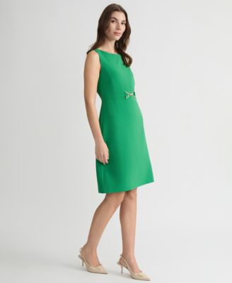 Women's Belted Sheath Dress