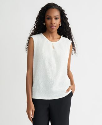 white dress tops for women Womens Dressy Casual Blouses 3/4 Sleeve V Neck Ruffle Business Ladies Summer Shirt XL : Target fitting darts (2 in front White Tops | Women's White
