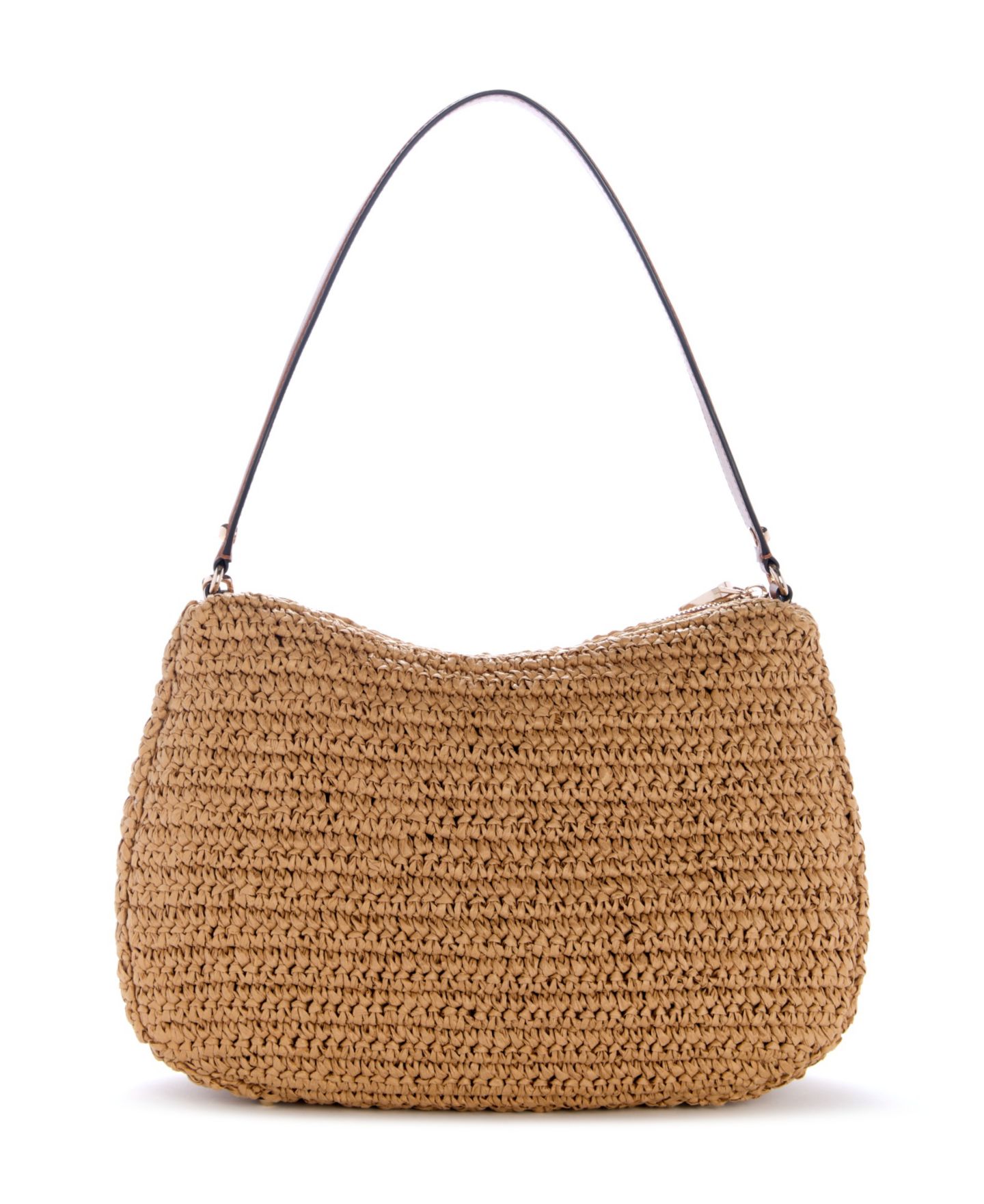 Женская сумка GUESS Ofelia Hobo Large Shoulder Handbag, цвет: Коричневый / Натуральный — фото 2