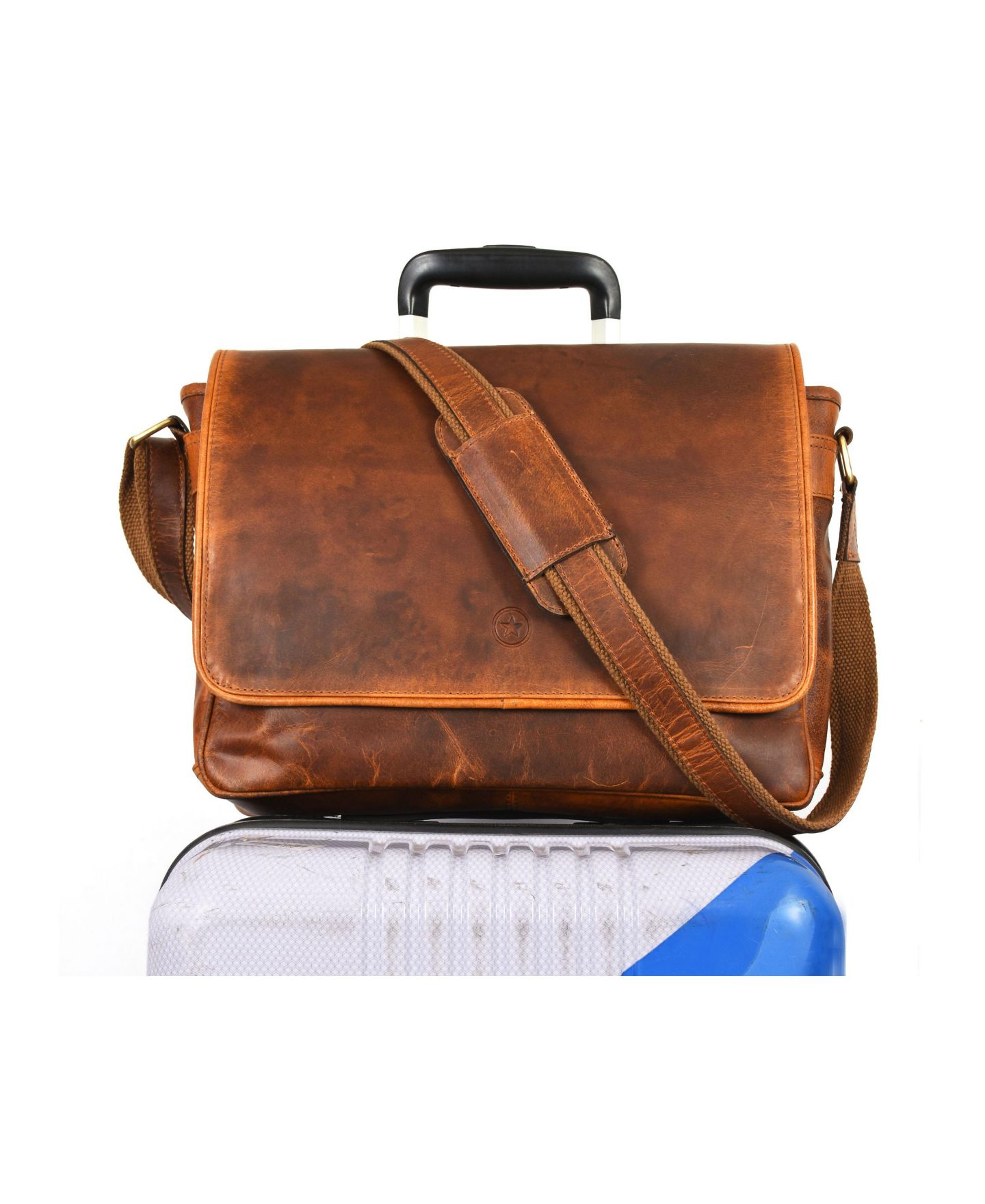 Сумка Aaron Leather Goods Messenger, цвет: Коричневый — фото 6